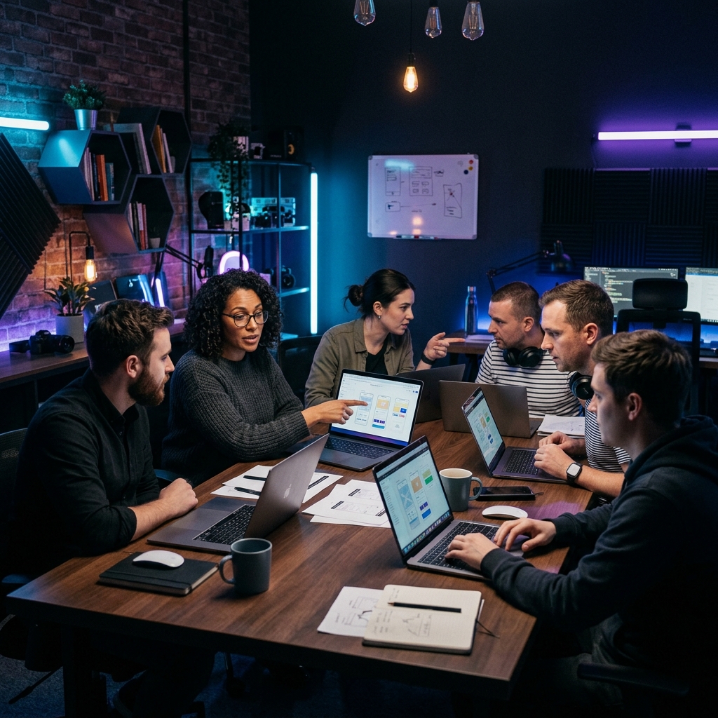L'équipe DKCOSM au travail